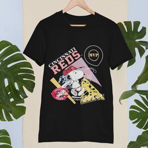 Vintage 90s Cincinnati Reds M.l.b SNOPY Grand Slam T Shirt baseball shirt